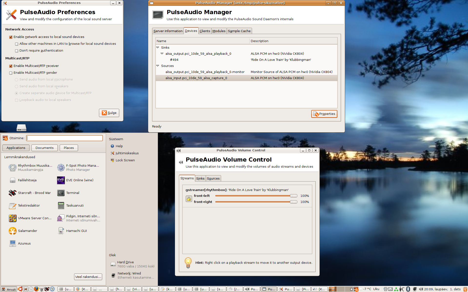 Ubuntu ja PulseAudio