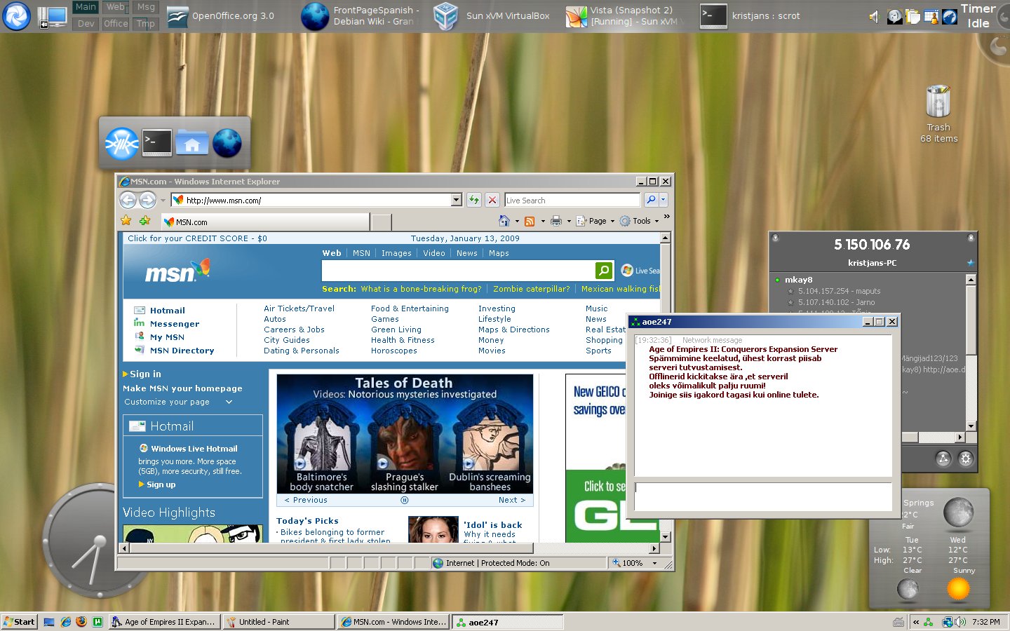 KDE 4.2 + Vista