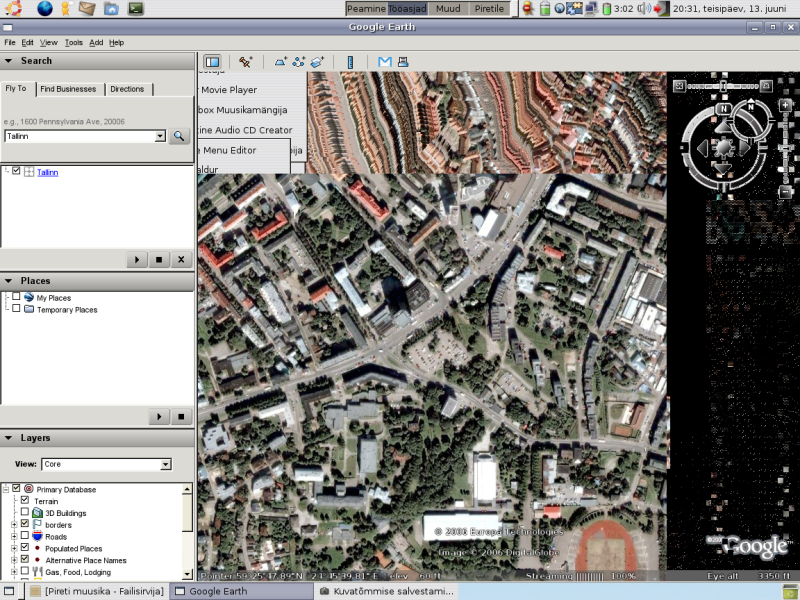 Google Earth Beeta Linuxile