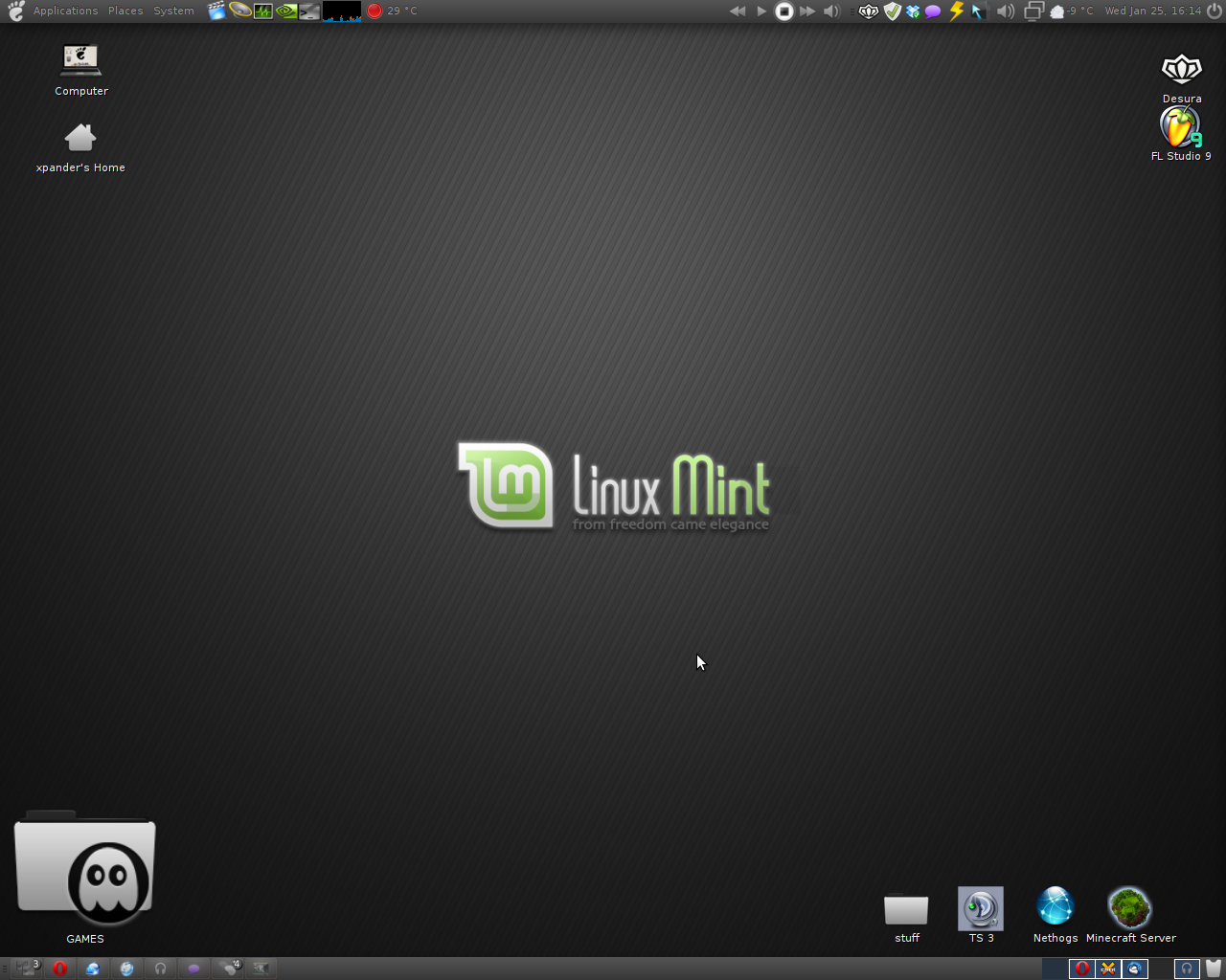 Linux Mint 12 - MATE desktop
