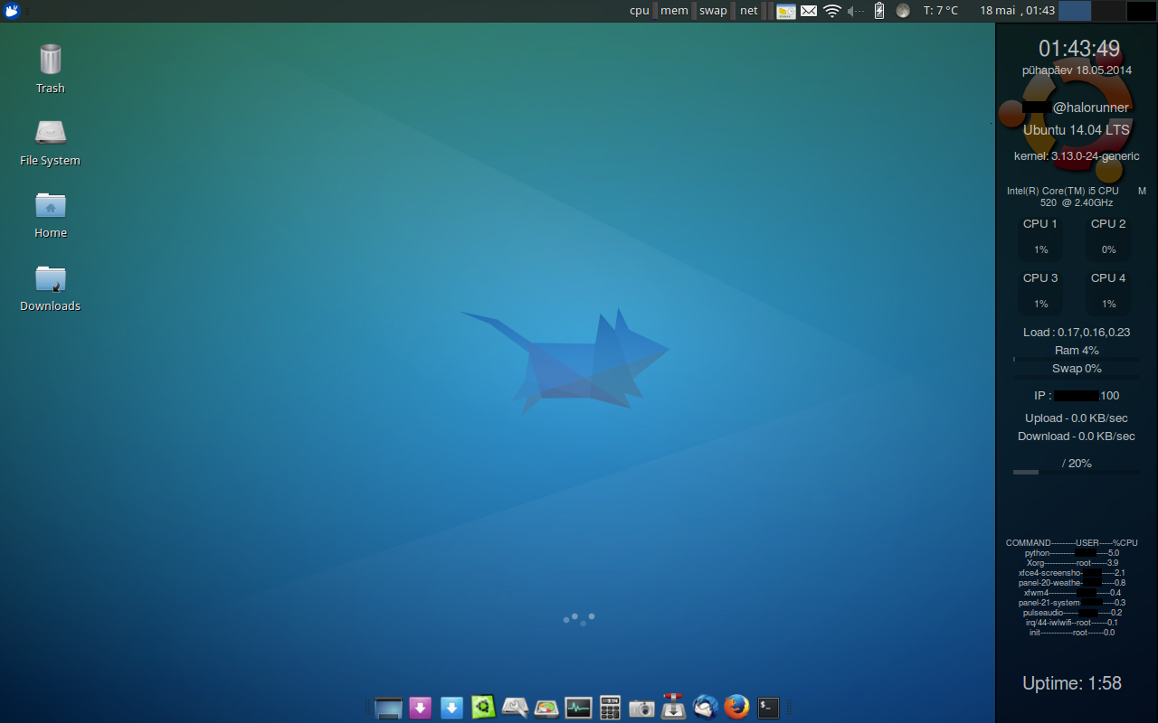 Xubuntu 14.04 LTS Xfce