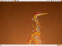 Selline on Ubuntu 8.04 peale paigaldamist.