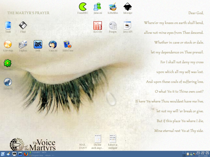 Minu desktop hetkel
