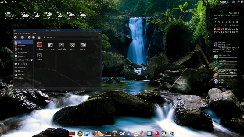 Fedora16 xfce