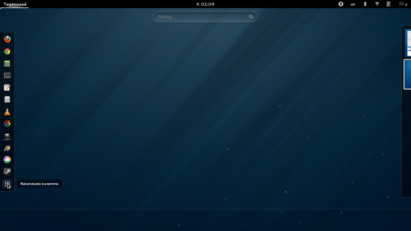 Fedora 18 - app'ide valik