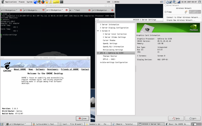 GNOME 2.16.3 @ Gentoo GNOME 2.16.3 @ Gentoo