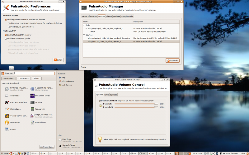 Ubuntu ja PulseAudio Ubuntu ja PulseAudio