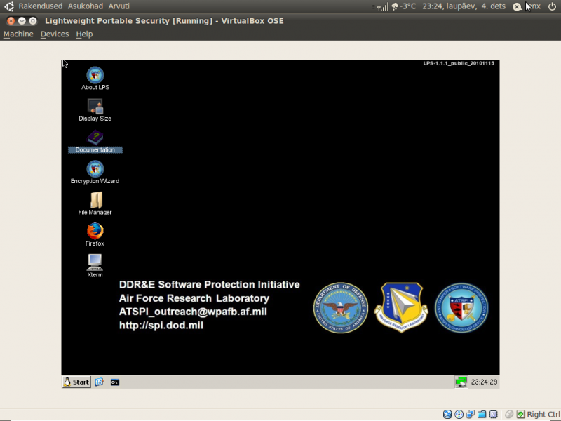 LPS in VirtualBox