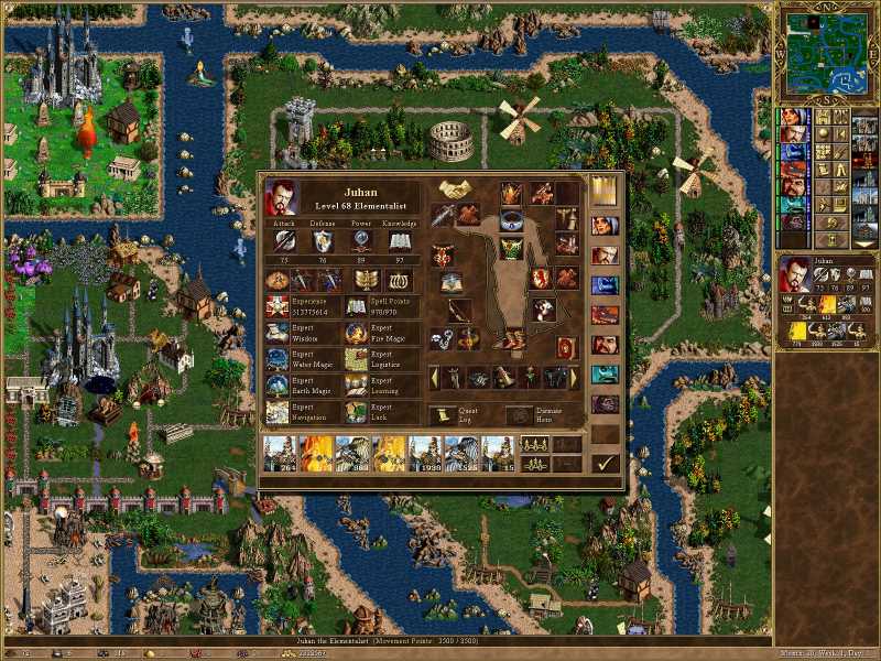 Retro mäng HeroesIII+WOG+HD patch linuxil läbi wine-i Retro mäng HeroesIII+WOG+HD patch linuxil läbi wine-i