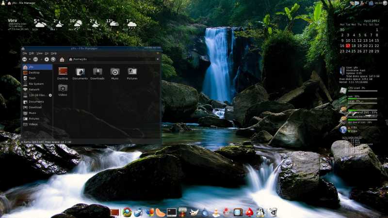 Fedora16 xfce