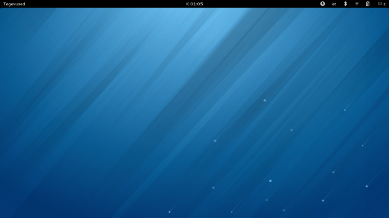Fedora 18 - töölaud Fedora 18 - töölaud